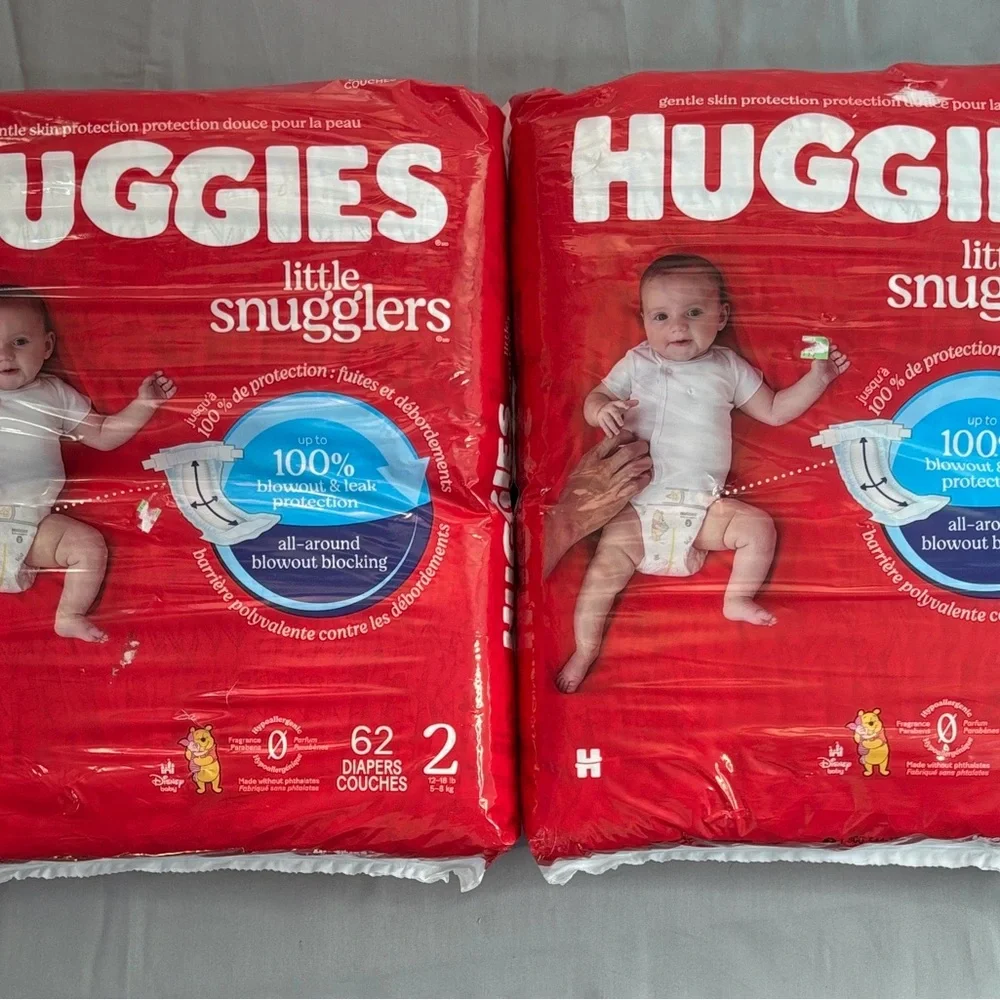 Huggies Little Snugglers Diapers - Red Packaging Size 2